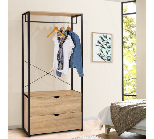 Гардеробная, дуб сонома