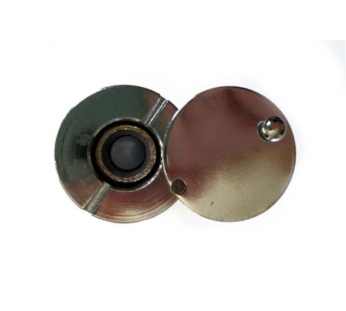 Глазка дверная 50 x 90 мм цинк CP