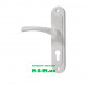 Дверная ручка на планке Арико 55мм белая