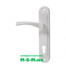Дверна ручка на планці Аріко ЗВ 85 мм світло-сірий
