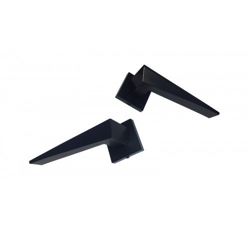 Дверная ручка ITALY раздельная черная