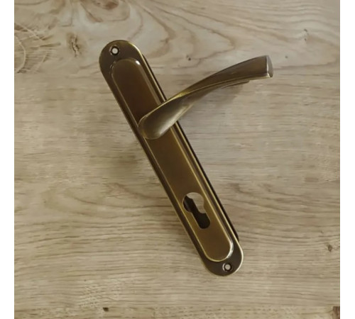 Дверная ручка на планке Imperial bravo 72 BK AB