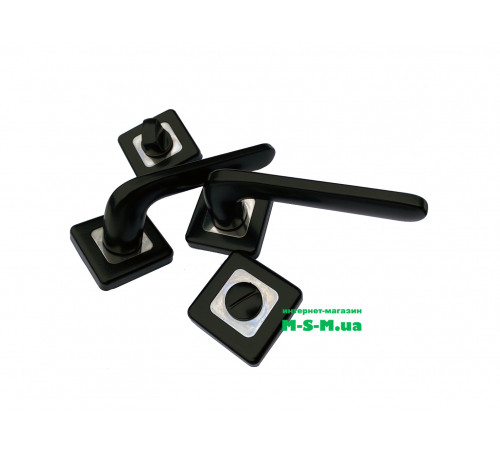 Дверная ручка раздельная Арико ROBOQUATTRO черный