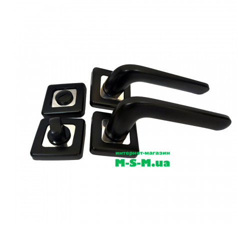 Дверная ручка раздельная Арико ROBOQUATTRO черный