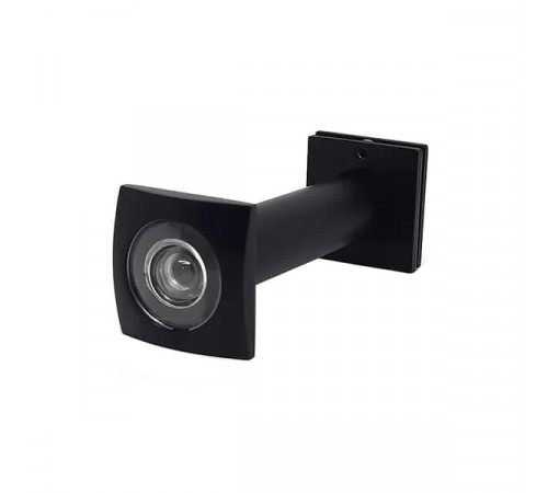 Дверной глазок KEDR DV204 square, матовый черный