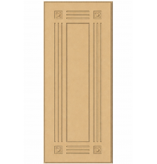 Дверне полотно МДФ під фарбування «Вертикаль»