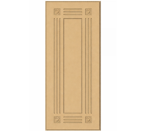 Дверне полотно МДФ під фарбування «Вертикаль»
