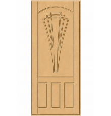 Дверне полотно МДФ під фарбування «Віяло»