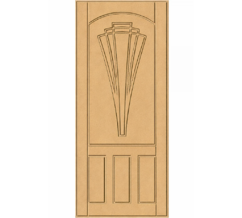 Дверне полотно МДФ під фарбування «Віяло»