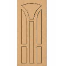 Дверне полотно МДФ під фарбування «Ліра»