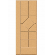Дверне полотно МДФ під фарбування «Мозаїка»