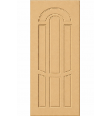 Дверное полотно МДФ под покраску «Овал»
