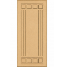 Дверне полотно МДФ під фарбування «Пілястр»