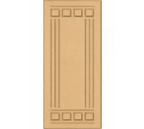 Дверне полотно МДФ під фарбування «Пілястр»