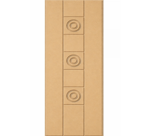 Дверне полотно МДФ під фарбування «Ритм»