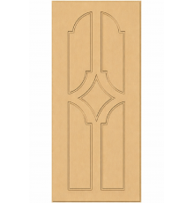 Дверне полотно МДФ під фарбування «Ромб»