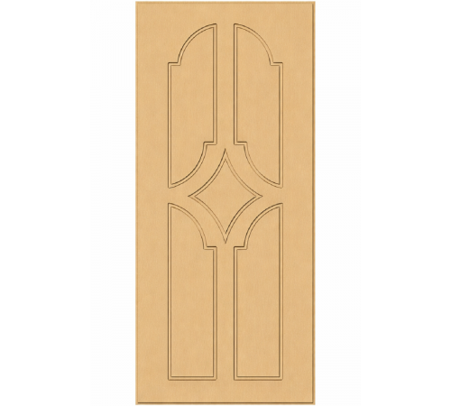 Дверне полотно МДФ під фарбування «Ромб»