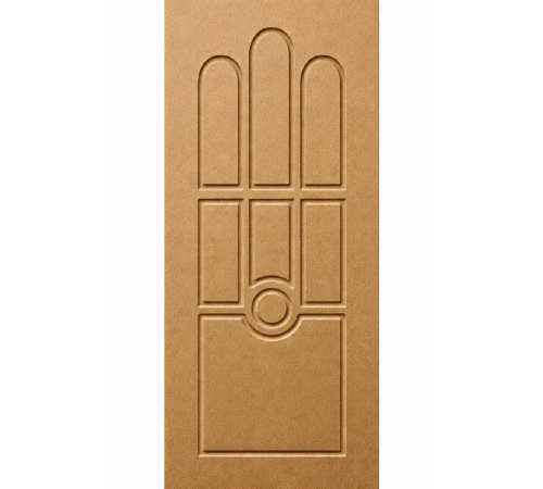 Дверное полотно МДФ под покраску Арка Секционная