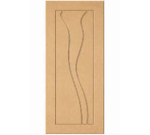 Дверне полотно МДФ під фарбування “Хвиля”