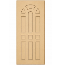 Дверное полотно МДФ под покраску «Аура»