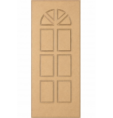 Дверне полотно МДФ під фарбування «Фрамуга»