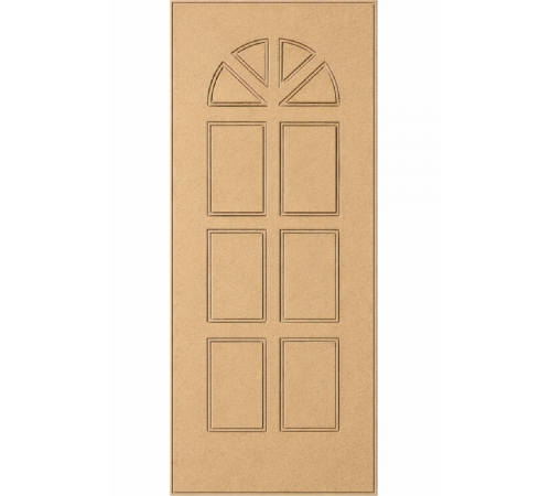 Дверне полотно МДФ під фарбування «Фрамуга»