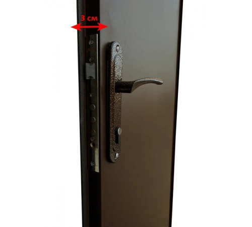 Технические двери "Торнадо Коричневый" – Надежная защита и современный стиль