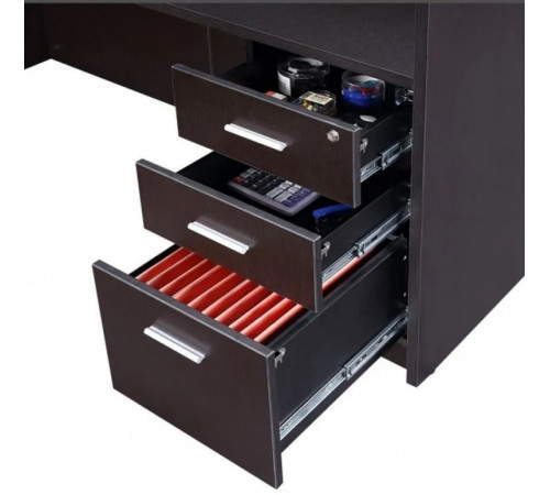 Двосторонній L‑подібний стіл із повною підставкою