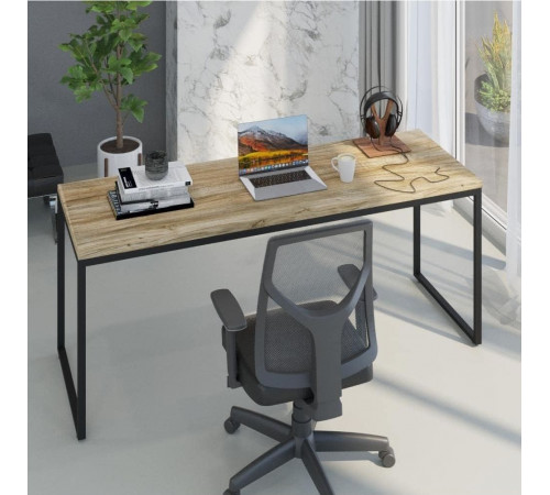 Директорский стол в стиле лофт дуб Сонома от TM МСМ