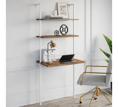 Лестничный стол Chira MSM — стол-полка с лестницей для дома или офиса