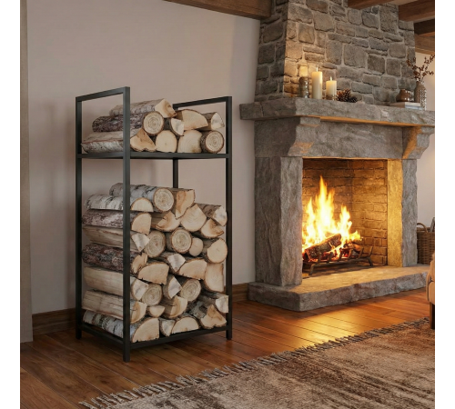 Дровник Аверса 52 — лофт-аксесуар із металу