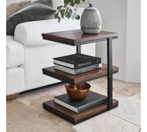 Приставной столик Allen: Компактность и комфорт в стиле Лофт