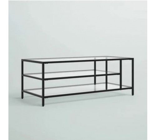 Журнальный столик Brehmer — Стекло, Металл и Многоуровневый Дизайн