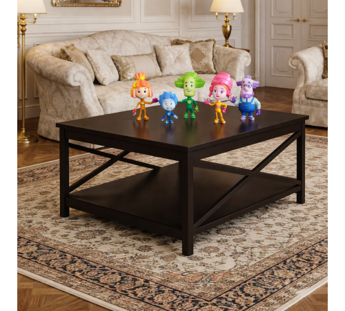 Квадратный Журнальный Столик Darek 88x88 — Лофт и Модерн.