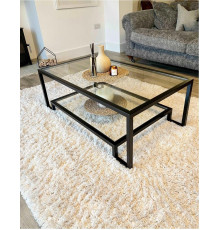 Журнальный столик Hudson Glass, черный