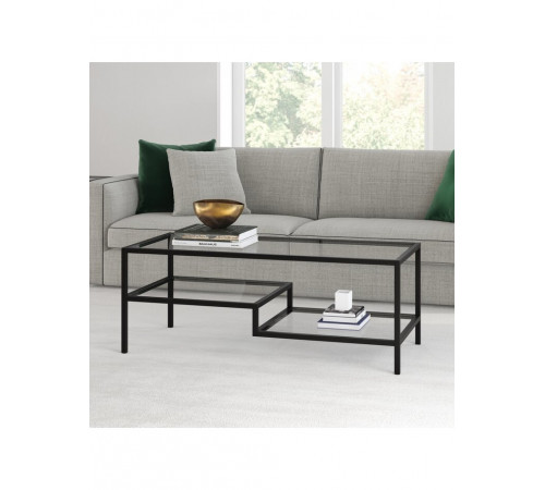 Журнальный столик Leobert Madison со стеклянными полками