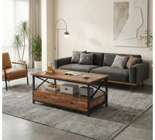 Журнальный столик для гостиной с ящиками - MSM