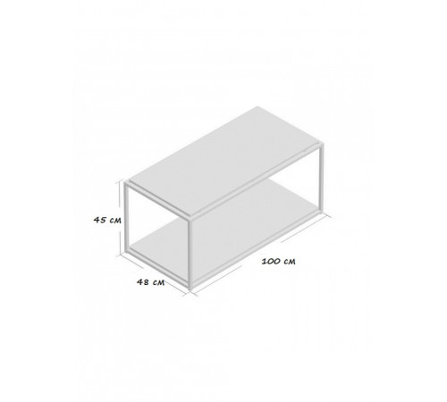 Журнальный столик Lexi: Эстетика Лофта и функциональность