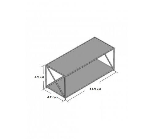 Журнальный столик TG07 - Идеальный Лофт для Вашей Гостиной.