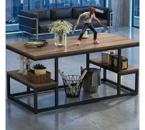 Журнальный столик ЖС 170: Комфортная высота и индустриальный шарм