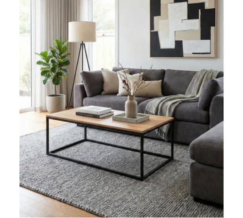 Журнальный столик Нейплс: Индустриальная эстетика и надежность