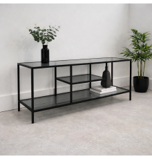 Журнальний столик скляний/металевий