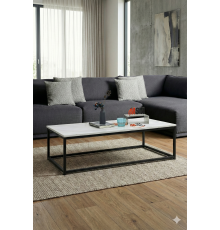 Журнальний столик у стилі MSMLOFT, каркас металевий