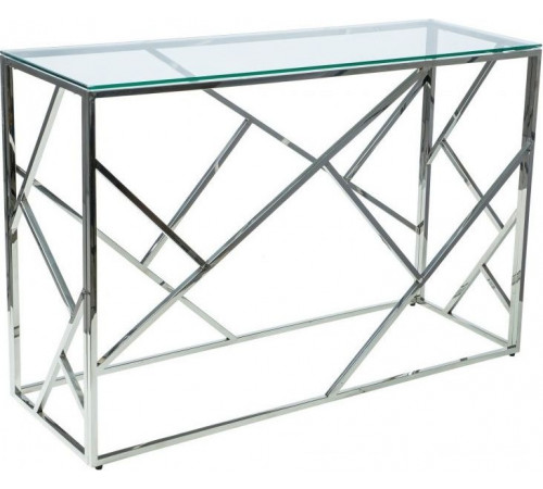 Журнальный стол Escada C 70×40 Прозрачный Серебряный MSMLOFT
