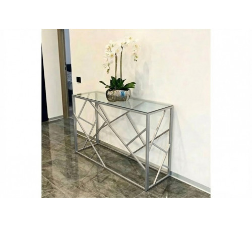 Журнальный стол Escada C 70×40 Прозрачный Серебряный MSMLOFT