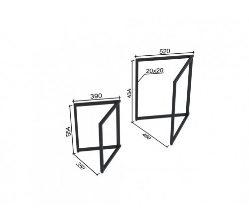 Журнальные столики Delta Duo