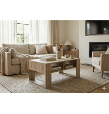 Журнальный столик 90x58x55см, дуб сонома