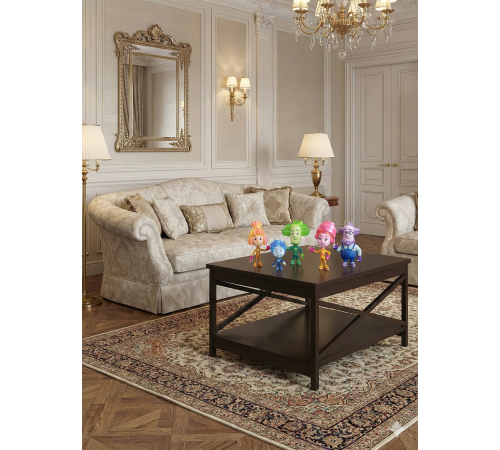 Квадратный Журнальный Столик Darek 88x88 — Лофт и Модерн.