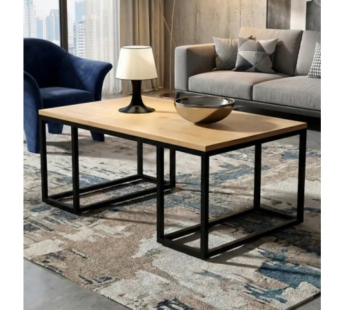 Журнальный столик GS-3120: Практический лофт для вашего интерьера.