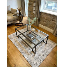 Журнальний столик Hudson Glass, бронзовий